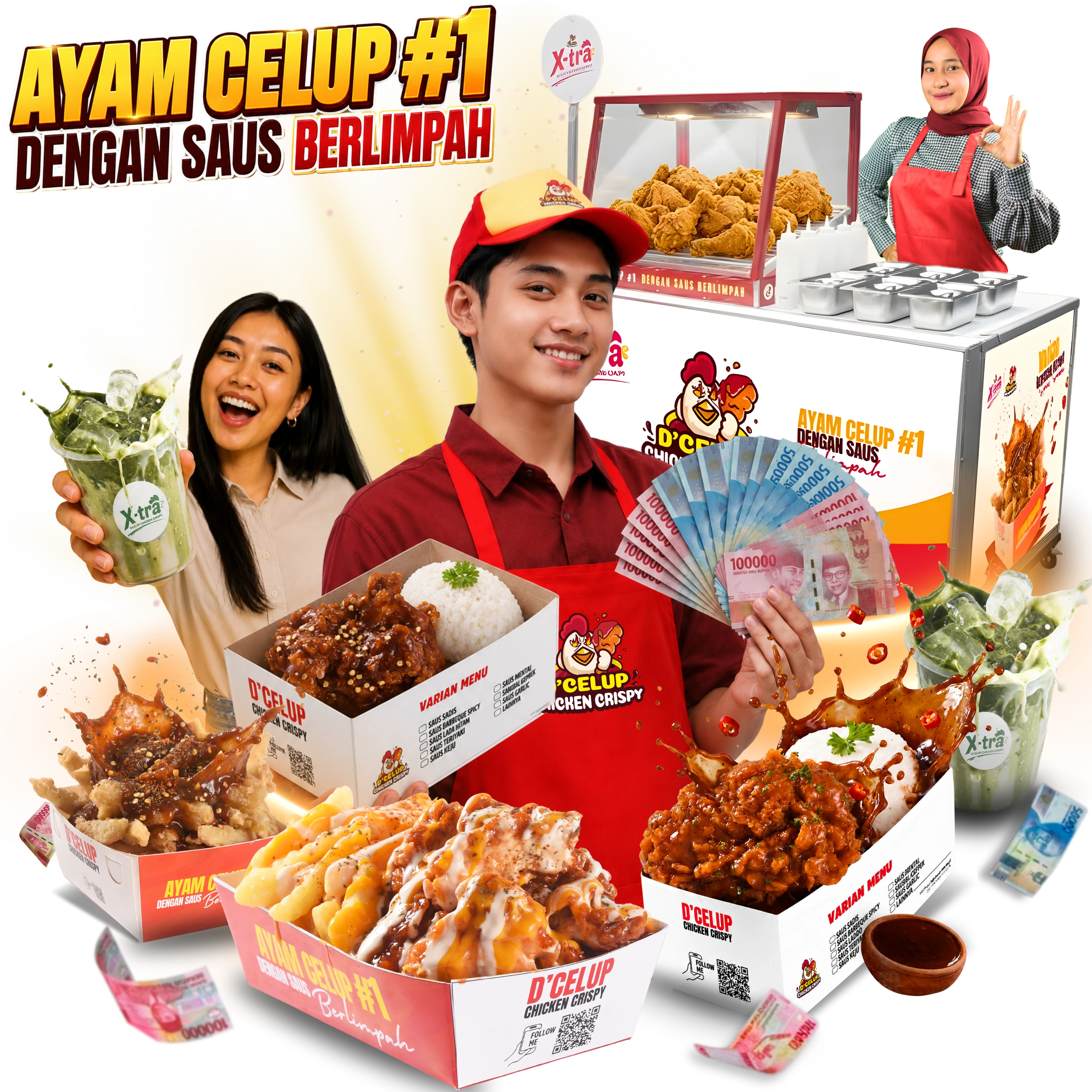 D'Celup Chicken Crispy X-Tra